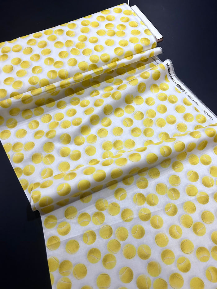 15 yards/lot Tennis Sports Life White Fabric