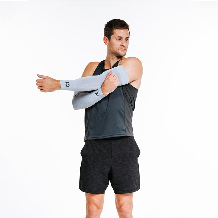 Arm Sleeves, Heather Grey - PRO Compression
