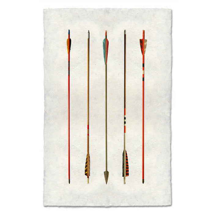 Arrow Study #3 boho wall art print — fine art Southwestern photography on handmade paper, San Francisco