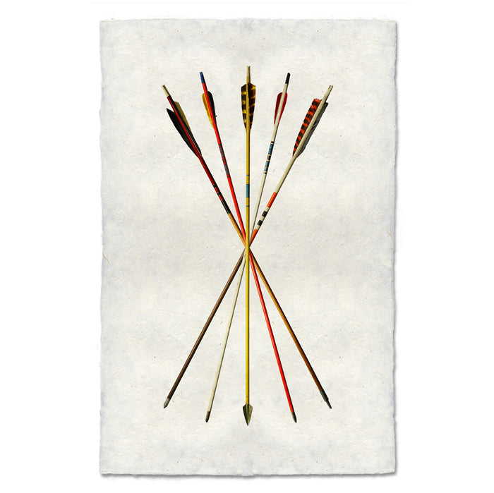 Arrow Study #4 boho wall art print — fine art Southwestern photography on handmade paper, San Francisco