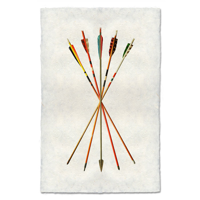 Arrow Study #5 boho wall art print — fine art Southwestern photography on handmade paper, San Francisco