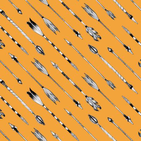 Aztec Arrow Native Spirit Geometric Fabric by the yard