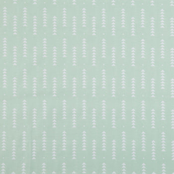 Aztec White Mint Arrow Geometric Fabric by the yard