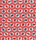 BC PO Ditsy Floral Red Roses Fabric by the yard