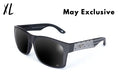 Big Kahuna XL - Sharks & Stripes Blackout - Jet Black Polarized