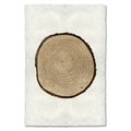 Birch wood slice wall art print — fine art Organic photography on handmade paper, San Francisco