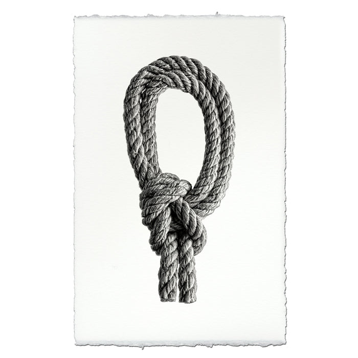 Bowline coastal wall art print — fine art coastal photography on handmade paper, San Francisco