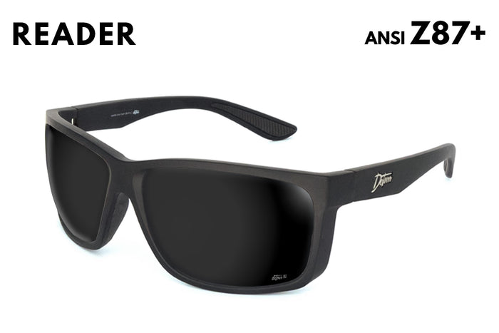 Breach Bifocal Reader - Jet Black Polarized