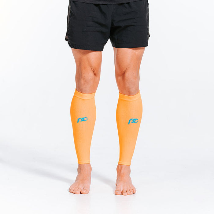 Calf Sleeves, Neon Orange - PRO Compression