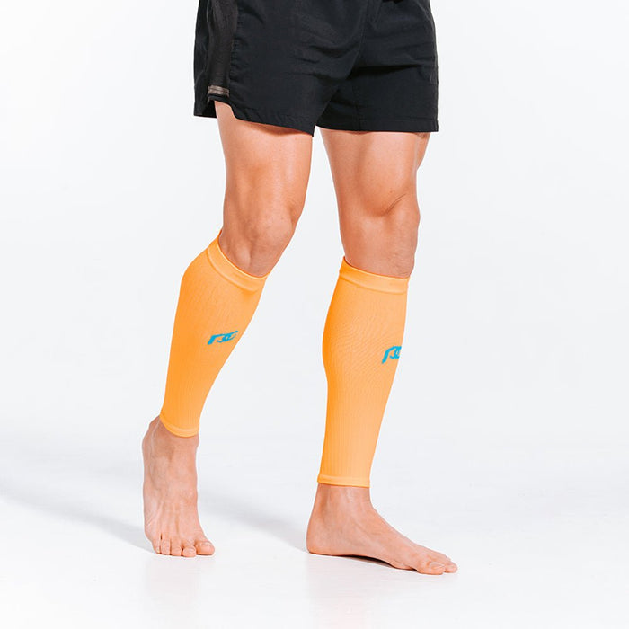 Calf Sleeves, Neon Orange - PRO Compression