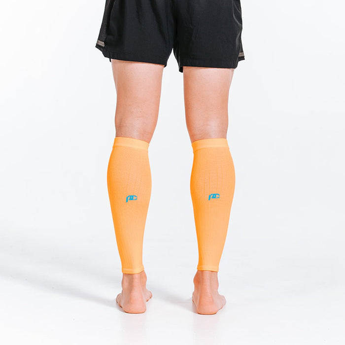 Calf Sleeves, Neon Orange - PRO Compression