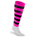 Calf Sleeves, Neon Pink and Black - PRO Compression