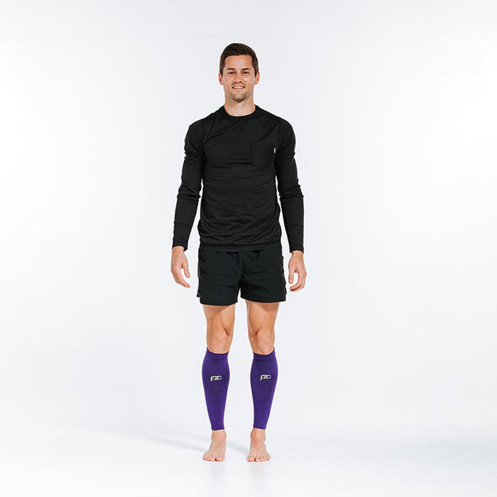 Calf Sleeves, Purple - PRO Compression