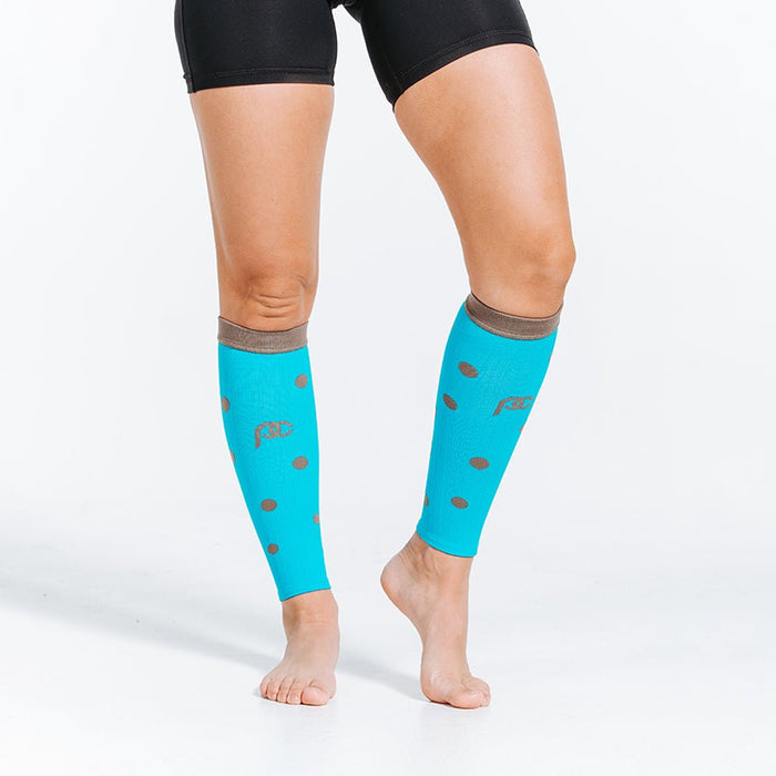 Calf Sleeves, Taupe Dots - PRO Compression