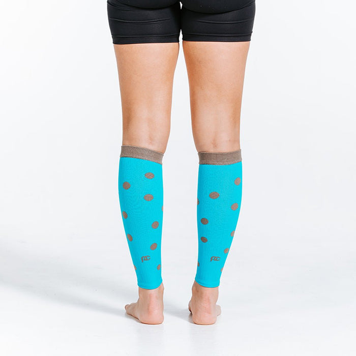 Calf Sleeves, Taupe Dots - PRO Compression