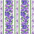 Catalina Ultra Violet Floral Lilac Fabric by the yard