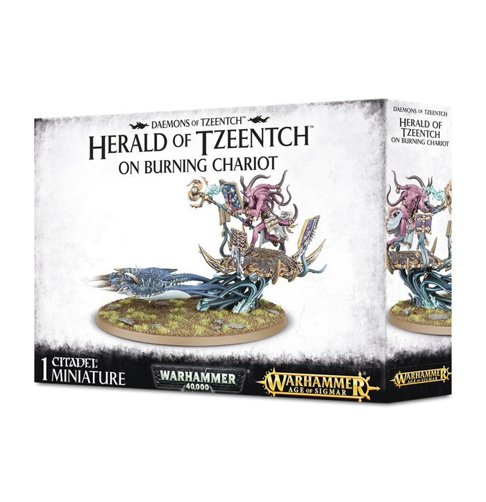 Chaos Daemons Herald of Tzeentch on Burning Chariot