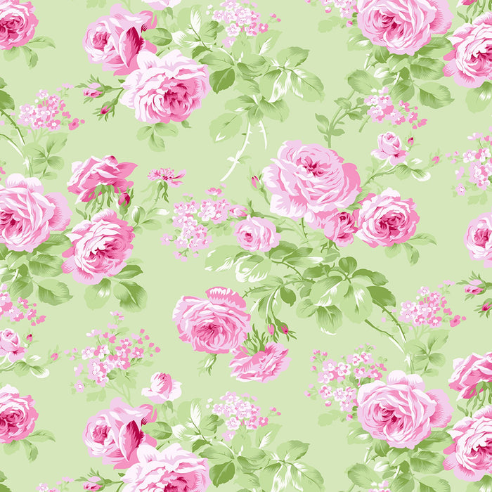Charlotte Rose by Tanya Whelan Floral Roses Fabric by the yard