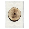 Cherry wood slice wall art print — fine art Organic photography on handmade paper, San Francisco
