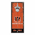 Cincinnati Bengals Sign Wood 5x11 Bottle Opener - Special Order