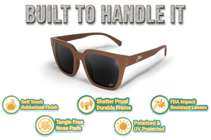 Cove - Chestnut Brown - Jet Black Polarized