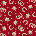 Cowboy Horseshoe Ranch Hands Fabric by the yard