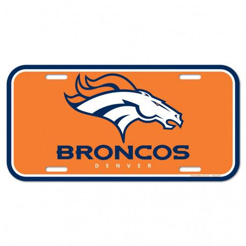 Denver Broncos License Plate