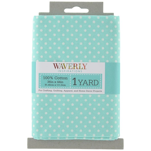Dots Aqua Fabric by the yard