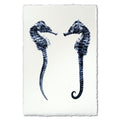 Double Seahorse coastal wall art print — fine art coastal photography on handmade paper, San Francisco