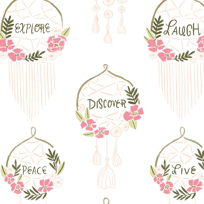 Dreamcatcher Aztec Fabric by the yard