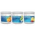 Dr. Berg's Electrolyte Bundle: 3 supplement bottles.