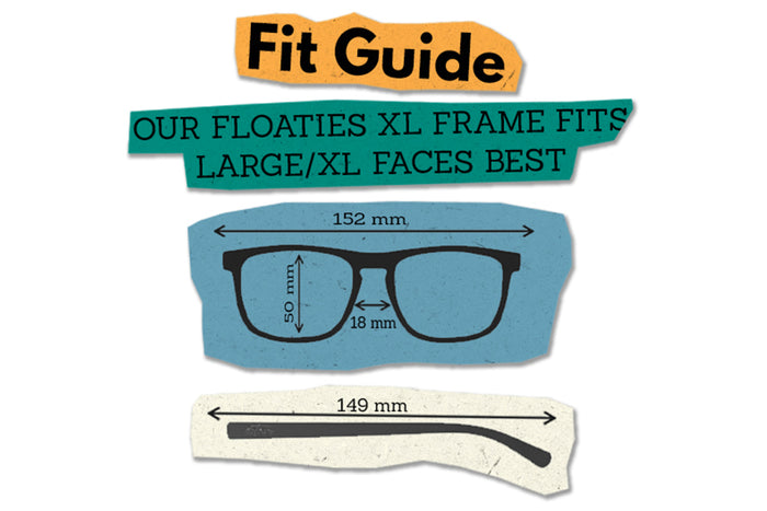 Floaties XL - Matte Black - Green Machine Lens Polarized