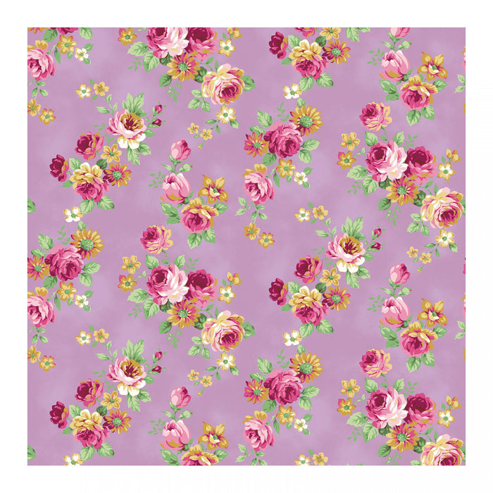 Floral Roses Fabric by the yard