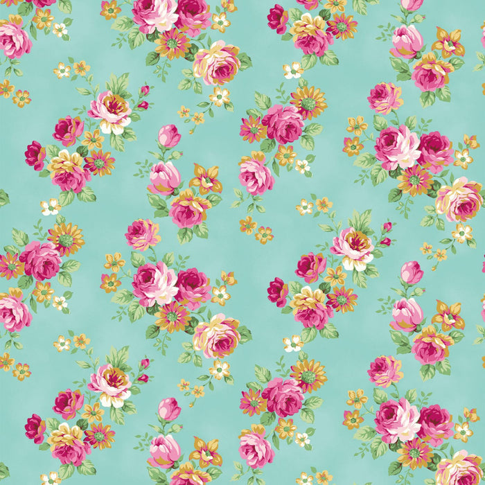 Floral Roses Fabric by the yard
