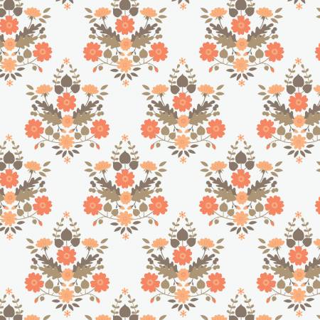 Flourish Daisy Floral Fabric by the yard