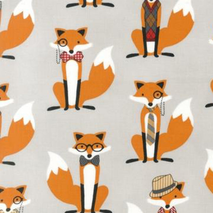 Fox and the Houndstooth Fabric by the yard