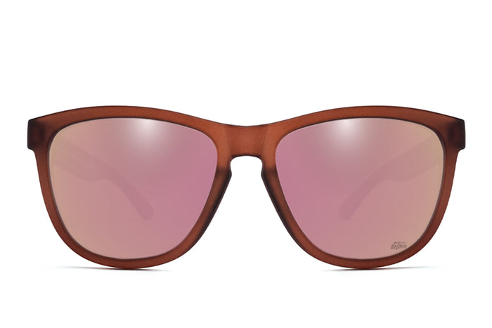 Frosted Burgundy - Rose Pink Lens Polarized - Essentials
