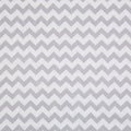 Gray Chevron Rick Rack Zig Zag Geometric Fabric by the yard