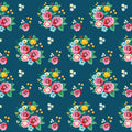 Happiness in Handmade Roses Floral Fabric by the yard
