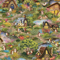 Hedgehog Village Master Fabric by the yard