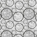 Hudson Forest Animals Wood Grain Fabric by the yard
