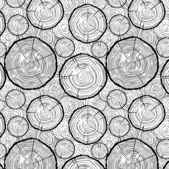 Hudson Forest Animals Wood Grain Fabric by the yard