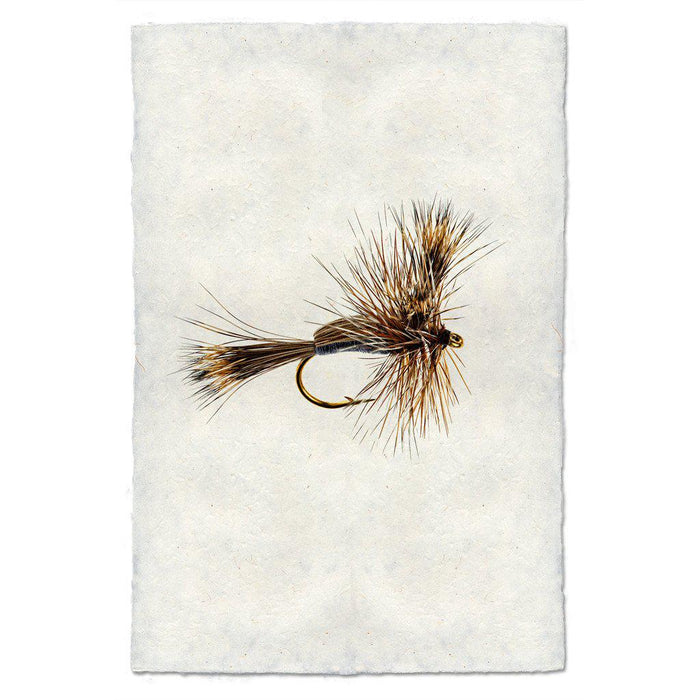 Humpy fly fishing wall art print — fine art fly fishing photography on handmade paper, San Francisco