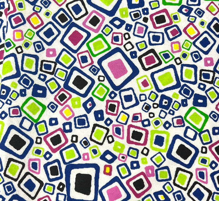 Cubes Geometric Fabric by the yard