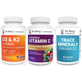 Dr. Berg's Immune Booster Kit: 3 supplement bottles.