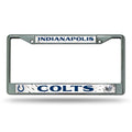 Indianapolis Colts License Plate Frame Chrome Printed Insert