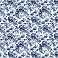 Indigo Rose - Reverie Roses Floral Fabric by the yard