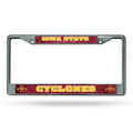 Iowa State Cyclones License Plate Frame Chrome Printed Insert