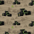 John Deere Tractor Big Time Farm Fabric by the yard