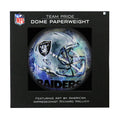 Las Vegas Raiders Paperweight Domed